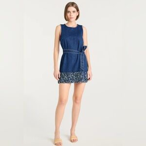 Cinq à Sept Petal Mini Dress, Oceane